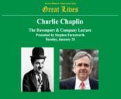 UMW Presents a Great Lives Lecture on Charlie Chaplin, Presented by Stephen Farnsworth