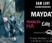 This Friday, October 1st at 2PM EDT we are joined by Cinematographer Sam Levy of the just released film