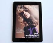 to download the app from iTunes now follow this link: nhttp://itunes.apple.com/us/app/clear-magazine-10th-anniversary/id505632110?ls...nnIn this short demo, we will introduce you to a cutting-edge interactive feature that has never been used in a fashion editorial before; a full 360 model rotation that the user controls by swiping a finger. Also included in the spread is music that plays while you browse and links to each piece that are worn by the models. Enjoy!nnLike what you see? Check us out