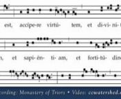 Feast of Christ the King, Years ABC (Ordinary Form) CLICK HERE for scores, Mp3’s, and practice videos Introit (Rev 5:12 and 1:6, Ps 71) Dignus est Agnus, qui occísus est, accípere virtútem, et divinitátem, et sapiéntiam, et fortitúdinem, et honórem. Ipsi glória et impérium in saécula saeculórum. Vs. Deus, judícium tuum Regi da: et justítiam tuam Fílio Regis. The Lamb who has been slain is worthy to receive power, and divinity, and wisdom, and strength, and honour; let glory and d