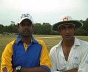 Akhil Pathan, Man of the Match for his devastating 5 wicket haul, and Amit Kumar, who scored an unbeaten 115 in the first innings for Central East, talk about their remarkable victory by 43 runs over South West in the first match of the USACA Western Conference Tournament at Bryn Mawr Meadows in Minneapolis, Minn.
