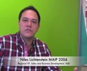 Niles Lichtenstein (MAIP 2004) gives advice on applying for MAIP.