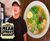 As a Cambodian refugee with Cantonese roots, Mike Tran can never forget the flavors of his childhood moving from one country to another. So he started a noodle restaurant in Houston, Texas, to recreate his memories. Tran’s wonton noodles are full of herbs, meat, and fish sauce — and customers love it.&#60;br/&#62;&#60;br/&#62;Shop address: Mein, 9630 Clarewood Dr Ste A13, Houston, TX 77036, United States&#60;br/&#62;&#60;br/&#62;This is the second episode of our latest “Mean Street Gourmet” series about mom-and-pop stores across the Chinese diaspora. In the next episode, we head to Singapore’s Chinatown to visit a couple that makes spicy, creamy laksa.&#60;br/&#62;&#60;br/&#62;00:00 Their signature wonton noodles&#60;br/&#62;00:36 Why the name ‘Mein’&#60;br/&#62;01:06 What’s on the menu&#60;br/&#62;01:30 Making the dish &#60;br/&#62;02:21 Memories as a refugee&#60;br/&#62;03:34 Designing the restaurant &#60;br/&#62;&#60;br/&#62;Don’t miss our stories, what’s buzzing around the web, and bonus material. Sign up for the GT NEWSLETTER: http://gt4.life/YTnewsletter&#60;br/&#62; &#60;br/&#62;If you liked this video, we have more stories featuring mom-and-pop shops in China:&#60;br/&#62;&#60;br/&#62;Golden, Crispy “Sugar Melons” Only Made in Winter&#60;br/&#62;https://dai.ly/x87asn1 &#60;br/&#62;&#60;br/&#62;‘We Sweat Buckets’: Making Sugared Scallion Candy&#60;br/&#62;https://dai.ly/x8a5cfi &#60;br/&#62;&#60;br/&#62;Follow us on Instagram for behind-the-scenes moments: http://instagram.com/goldthread2 &#60;br/&#62;Stay updated on Twitter: http://twitter.com/goldthread2 &#60;br/&#62;Join the conversation on Facebook: http://facebook.com/goldthread2 &#60;br/&#62;Have story ideas? Send them to us at hello@goldthread2.com&#60;br/&#62;&#60;br/&#62;&#60;br/&#62;Producer: Dolly Li&#60;br/&#62;Script: Lyn Yang&#60;br/&#62;Videographer: Joy Jihyun Jeong&#60;br/&#62;Editor: Cliff Man&#60;br/&#62;Mastering: Victor Peña&#60;br/&#62;&#60;br/&#62;#Houston #Wonton #Hongkong&#60;br/&#62;