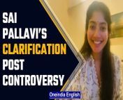 Telugu actress Sai Pallavi found herself trapped in controversy after some remarks she made on the Kashmiri pandit exodus during an interview. Pallavi had drawn a parallel between the Kashmiri exodus and incidents of cow vigilantism and has remarked that both appear same to her. Post the online furore, the actress shared a video message on Instagram and issued a clarification explaining that her intention was not to belittle the pain and tragedy the Kashmiri pandits had to go through. &#60;br/&#62; &#60;br/&#62;#SaiPallaviClarification #KashmiriExodus #SaiPallavi