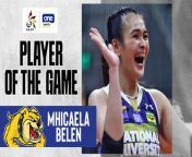 UAAP Player of the Game Highlights: Bella Belen provides the bite for Lady Bulldogs vs. Tigresses from baby sucking bite