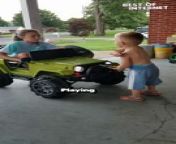 Prepare to laugh out loud with this heartwarming yet hilarious video capturing a sibling moment like no other! Watch as a kid asks his sister to stop playing with his toys, leaving her utterly surprised by his unexpected behavior. &#60;br/&#62;But just when you think things couldn&#39;t get any funnier, the tables turn, and the kid hilariously falls after being a little too mean to his sister. Don&#39;t miss out on this incredible family moment that will have you laughing and feeling the love between siblings! ❤️&#60;br/&#62;&#60;br/&#62;Video ID: WGA820935&#60;br/&#62;&#60;br/&#62;#funnyfamily #siblinglove #heartwarming #trynottocry #viralvideo #kidfails #brotherandsister #familyfun #hilariousmoments #laughtertherapy #funnyvideos #siblings