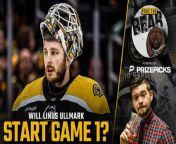 Poke The Bear with Conor Ryan Ep. 214&#60;br/&#62;&#60;br/&#62;Conor Ryan from Boston.com teams up with Ty Anderson from 98.5 The Sports Hub to debate whether Linus Ullmark will be the starting goalie over Jeremy Swayman for the Boston Bruins in Game 1 of the playoffs.&#60;br/&#62;&#60;br/&#62;﻿This episode is brought to you by PrizePicks! Get in on the excitement with PrizePicks, America’s No. 1 Fantasy Sports App, where you can turn your hoops knowledge into serious cash. Download the app today and use code CLNS for a first deposit match up to &#36;100! Pick more. Pick less. It’s that Easy! Football season may be over, but the action on the floor is heating up. Whether it’s Tournament Season or the fight for playoff homecourt, there’s no shortage of high stakes basketball moments this time of year. Quick withdrawals, easy gameplay and an enormous selection of players and stat types are what make PrizePicks the #1 daily fantasy sports app!&#60;br/&#62;&#60;br/&#62;Factor Meals! Visit https://factormeals.com/POKE50 to get 50% off your first box! Factor is America’s #1 Ready-To-Eat Meal Kit, can help you fuel up fast with ready-to-eat meals delivered straight to your door.