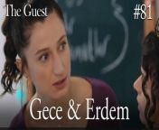 Gece &amp; Erdem #81&#60;br/&#62;&#60;br/&#62;Escaping from her past, Gece&#39;s new life begins after she tries to finish the old one. When she opens her eyes in the hospital, she turns this into an opportunity and makes the doctors believe that she has lost her memory.&#60;br/&#62;&#60;br/&#62;Erdem, a successful policeman, takes pity on this poor unidentified girl and offers her to stay at his house with his family until she remembers who she is. At night, although she does not want to go to the house of a man she does not know, she accepts this offer to escape from her past, which is coming after her, and suddenly finds herself in a house with 3 children.&#60;br/&#62;&#60;br/&#62;CAST: Hazal Kaya,Buğra Gülsoy, Ozan Dolunay, Selen Öztürk, Bülent Şakrak, Nezaket Erden, Berk Yaygın, Salih Demir Ural, Zeyno Asya Orçin, Emir Kaan Özkan&#60;br/&#62;&#60;br/&#62;CREDITS&#60;br/&#62;PRODUCTION: MEDYAPIM&#60;br/&#62;PRODUCER: FATIH AKSOY&#60;br/&#62;DIRECTOR: ARDA SARIGUN&#60;br/&#62;SCREENPLAY ADAPTATION: ÖZGE ARAS
