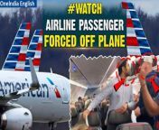 A passenger traveling with American Airlines was detained by the police for using antisemitic slurs against a flight attendant. The man was taken off the plane for engaging in a verbal and physical fight with the crew and fellow passengers.&#60;br/&#62; &#60;br/&#62;#AmericanAirlines #Scuffle #AntisemiticSlurs #IsraelHamas #Jews #WhiteNationalism #Racism #WorldNews #Oneindia #Oneindianews&#60;br/&#62;~HT.178~PR.152~ED.194~GR.124~