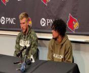 Louisville QBs Tyler Shough, Pierce Clarkson Talk Spring Practice (3\ 22\ 24) from daddy talk solo