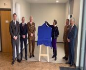 Anne, Princess Royal unveilsplaque at new officers&#39; flats in InnsworthPA