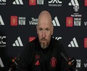 Manchester United boss Erik Ten Hag on part-owner Jim Ratcliffe&#39;s comments to make Old Trafford the Wembley of the North