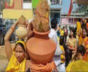 Shiv Puja: Crowd of devotees gathered in Akhand Mantra-Shobha Yatra