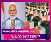On February 14, Prime Minister Narendra Modi paid tributes to the CRPF personnel killed in a terror attack in 2019. PM Modi wrote on X, “Their service and sacrifice for our nation will always be remembered.” On February 14, 2019, Pakistan-based terrorists had rammed an explosive-laden vehicle into a CRPF convoy. 40 soldiers were killed in the attack. Watch the video to know more.&#60;br/&#62;