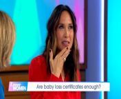 &#60;p&#62;Myleene Klass wiped away her tears as she got emotional talking about miscarriage.&#60;/p&#62;