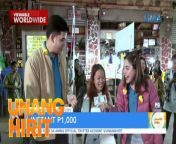 Instant 1,000 pesos basta’t mai-spottan at ma-clip ng aming bibe!&#60;br/&#62;&#60;br/&#62;All the way from the land of bibe, Baguio City, maghahatid tayo ng instant 1,000 pesos basta’t mai-spottan at ma-clip nina Shaira at Anjo ng aming bibe! Sino-sino kaya ang makakakuha ng instant sorpresa? Panoorin ang video.&#60;br/&#62;&#60;br/&#62;Hosted by the country’s top anchors and hosts, &#39;Unang Hirit&#39; is a weekday morning show that provides its viewers with a daily dose of news and practical feature stories.&#60;br/&#62;&#60;br/&#62;Watch it from Monday to Friday, 5:30 AM on GMA Network! Subscribe to youtube.com/gmapublicaffairs for our full episodes.&#60;br/&#62;