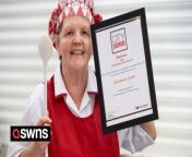 One of Britain&#39;s longest serving dinner ladies has no plans to hang up her apron after 50 years in the job - and more than 1.7 million meals.&#60;br/&#62;&#60;br/&#62;Rosemary Stokes, 73, started working school kitchens in 1974.&#60;br/&#62;&#60;br/&#62;Fast forward half a century and she is still keeping children fed - now at St. Thomas More Primary.&#60;br/&#62;&#60;br/&#62;She joined the Birmingham school in 1985 after spending 11 years at nearby Lyndon Green Infant School.&#60;br/&#62;&#60;br/&#62;Now the lead catering supervisor, Rosemary estimates she has served 180 dinners a day over the last five decades.&#60;br/&#62;&#60;br/&#62;And with 190 days in the average primary school year, that works out at 1,710,000 dinners across her career.&#60;br/&#62;&#60;br/&#62;Staff and pupils at St. Thomas More surprise Rosemary with flowers, chocolate and a cake on her 50-year anniversary.&#60;br/&#62;&#60;br/&#62;The great-gran-of-six from South Yardley said: &#92;