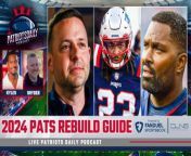 CLNS Media&#39;s Taylor Kyles teams up with the Bootleg Football Podcast co-creator EJ Snyder to break down how the Patriots can rebuild with an eye towards playoff contention in 2024. &#60;br/&#62;&#60;br/&#62;This episode of the Patriots Daily Podcast is brought to you by:&#60;br/&#62;&#60;br/&#62;Get buckets with your first bet on FanDuel, America’s Number One Sportsbook. Because right now, NEW customers get ONE HUNDRED AND FIFTY DOLLARS in BONUS BETS with any winning FIVE DOLLAR BET! That’s A HUNDRED AND FIFTY BUCKS – if your bet wins! Just, visit FanDuel.com/BOSTON and shoot your shot!&#60;br/&#62;&#60;br/&#62;Bet on all your favorite NBA players and teams with:&#60;br/&#62;&#60;br/&#62;● Quick Bets&#60;br/&#62;● Live Same Game Parlays&#60;br/&#62;● Exclusive Props&#60;br/&#62;● And more!&#60;br/&#62;&#60;br/&#62;FanDuel, Official Sportsbook Partner of the NBA.&#60;br/&#62;&#60;br/&#62;DISCLAIMER: Must be 21+ and present in select states. First online real money wager only. &#36;10 first deposit required. Bonus issued as nonwithdrawable bonus bets that expire 7 days after receipt. See terms at sportsbook.fanduel.com. FanDuel is offering online sports wagering in Kansas under an agreement with Kansas Star Casino, LLC. Gambling Problem? Call 1-800-GAMBLER or visit FanDuel.com/RG in Colorado, Iowa, Michigan, New Jersey, Ohio, Pennsylvania, Illinois, Kentucky, Tennessee, Virginia and Vermont. Call 1-800-NEXT-STEP or text NEXTSTEP to 53342 in Arizona, 1-888-789-7777 or visit ccpg.org/chat in Connecticut, 1-800-9-WITH-IT in Indiana, 1-800-522-4700 or visit ksgamblinghelp.com in Kansas, 1-877-770-STOP in Louisiana, visit mdgamblinghelp.org in Maryland, visit 1800gambler.net in West Virginia, or call 1-800-522-4700 in Wyoming. Hope is here. Visit GamblingHelpLineMA.org or call (800) 327-5050 for 24/7 support in Massachusetts or call 1-877-8HOPE-NY or text HOPENY in New York.&#60;br/&#62;&#60;br/&#62;#Patriots #NFL #NewEnglandPatriots
