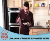 Jumpstart your day with this longevity-boosting breakfast from celebrity chef Sam Talbot! Inexpensive and easy to make, these cinnamon scrambled egg whites will make you want to eat right every morning.