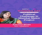 Were political changes the biggest challenge in the Mumbai metro project?&#60;br/&#62;MMRDA MD Ashwini Bhide in conversation with Tamanna Inamdar.&#60;br/&#62;#mumbai #mumbaitraffic #womensday #news #ndtvprofit