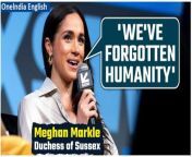 Former member of the UK royal family, Meghan Markle, speaks out against the dehumanizing effects of online interactions. Join us as we delve into Markle&#39;s powerful message addressing the rampant social media trolling and the urgent need to reclaim our humanity in the digital age.&#60;br/&#62; &#60;br/&#62;#InternationalWomensDay #WomensDay #WomensDay2024 #MeghanMarkle #SocialMedia #SocialMediaTrolling #Trolling #OneindiaNews&#60;br/&#62;~PR.274~ED.103~GR.125~HT.96~