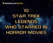 Set phasers to scream! Star Trek icons in horror movies.