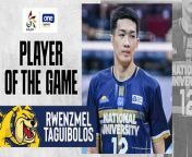Rwenzmel Taguibolos puts up seven blocks to anchor another strong win of the NU Bulldogs.
