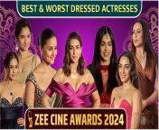 Best and Worst Dressed Actresses ZEE Cine Awards 2024 Alia, Kiara, Rani, Kriti, Adah, Mouni and More