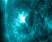 NASA&#39;s Solar Dynamics Observatory captured an X1.1-class solar flare in multiple wavelengths.&#60;br/&#62;See time-lapse footage of the blast that caused &#92;