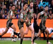 Rabbitohs&#39; No.1 Latrell Mitchell can&#39;t wait to get the NRL season started in Las Vegas. Video via AAP.