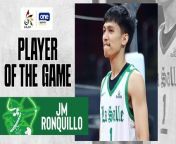 UAAP Player of the Game Highlights: JM Ronquillo stars in La Salle's five-set win over Ateneo from @jm bugil
