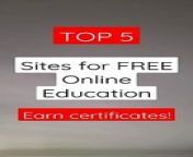 Top 5 Sites for Free Online Education Earn Certificates&#60;br/&#62;Top 5 Sites for Free Online Education Earn Certificates&#60;br/&#62;Top 5 Sites for Free Online Education Earn Certificates