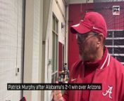What Alabama head coach Patrick Murphy had to say about Kayla Beaver, Alea Johnson, Abby Duchscherer and the Crimson Tide&#39;s performance to get the win over the Wildcats Friday night.