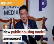 Housing and local government minister Nga Kor Ming says that under PRR, a unit costing RM300,000 would be sold for RM60,000.&#60;br/&#62;&#60;br/&#62;&#60;br/&#62;Read More: https://www.freemalaysiatoday.com/category/nation/2024/03/08/govt-to-introduce-new-public-housing-model-says-minister/ &#60;br/&#62;&#60;br/&#62;Free Malaysia Today is an independent, bi-lingual news portal with a focus on Malaysian current affairs.&#60;br/&#62;&#60;br/&#62;Subscribe to our channel - http://bit.ly/2Qo08ry&#60;br/&#62;------------------------------------------------------------------------------------------------------------------------------------------------------&#60;br/&#62;Check us out at https://www.freemalaysiatoday.com&#60;br/&#62;Follow FMT on Facebook: https://bit.ly/49JJoo5&#60;br/&#62;Follow FMT on Dailymotion: https://bit.ly/2WGITHM&#60;br/&#62;Follow FMT on X: https://bit.ly/48zARSW &#60;br/&#62;Follow FMT on Instagram: https://bit.ly/48Cq76h&#60;br/&#62;Follow FMT on TikTok : https://bit.ly/3uKuQFp&#60;br/&#62;Follow FMT Berita on TikTok: https://bit.ly/48vpnQG &#60;br/&#62;Follow FMT Telegram - https://bit.ly/42VyzMX&#60;br/&#62;Follow FMT LinkedIn - https://bit.ly/42YytEb&#60;br/&#62;Follow FMT Lifestyle on Instagram: https://bit.ly/42WrsUj&#60;br/&#62;Follow FMT on WhatsApp: https://bit.ly/49GMbxW &#60;br/&#62;------------------------------------------------------------------------------------------------------------------------------------------------------&#60;br/&#62;Download FMT News App:&#60;br/&#62;Google Play – http://bit.ly/2YSuV46&#60;br/&#62;App Store – https://apple.co/2HNH7gZ&#60;br/&#62;Huawei AppGallery - https://bit.ly/2D2OpNP&#60;br/&#62;&#60;br/&#62;#FMTNews #PRR #NgaKorMing