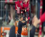 Viral moment between Xabi Alonso and Bayer Leverkusen fans from boy and girl instagram viral video