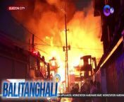300 pamilya ang nasunugan sa Barangay San Roque, Quezon city.&#60;br/&#62;&#60;br/&#62;&#60;br/&#62;Balitanghali is the daily noontime newscast of GTV anchored by Raffy Tima and Connie Sison. It airs Mondays to Fridays at 10:30 AM (PHL Time). For more videos from Balitanghali, visit http://www.gmanews.tv/balitanghali.&#60;br/&#62;&#60;br/&#62;#GMAIntegratedNews #KapusoStream&#60;br/&#62;&#60;br/&#62;Breaking news and stories from the Philippines and abroad:&#60;br/&#62;GMA Integrated News Portal: http://www.gmanews.tv&#60;br/&#62;Facebook: http://www.facebook.com/gmanews&#60;br/&#62;TikTok: https://www.tiktok.com/@gmanews&#60;br/&#62;Twitter: http://www.twitter.com/gmanews&#60;br/&#62;Instagram: http://www.instagram.com/gmanews&#60;br/&#62;&#60;br/&#62;GMA Network Kapuso programs on GMA Pinoy TV: https://gmapinoytv.com/subscribe