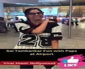 Samantha Ruth Prabhu and Sai Tamhankar Spotted at Mumbai Airport Viral Masti Bollywood