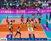 Best of back attack from megawati reds spark volly ball club..korea v league 2023/2024