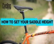 Setting the right saddle height is essential for comfort, efficiency and avoiding injury.