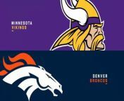 Watch latest nfl football highlights 2023 today match of Minnesota Vikings vs. Denver Broncos . Enjoy best moments of nfl highlights 2023 week 11.