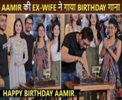 Aamir Khan Celebrates His Birthday With Kiran Rao, Laapataa Ladies Star Cast, And More