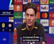 Edin Terzic insists his Dortmund side will do their talking on the pitch when questioned on his future.