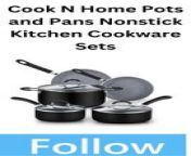 Cook N Home Pots and Pans Nonstick Kitchen Cookware Sets. #productreview #viral #shorts&#60;br/&#62;https://amzn.to/4ccXvUj&#60;br/&#62;For full video please click here&#60;br/&#62;https://youtu.be/Zg6HJWmfp5I&#60;br/&#62;
