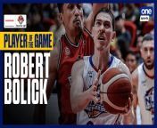 PBA Player of the Game Highlights: Robert Bolick comes up clutch as NLEX snuffs out Blackwater's hot start from hot up