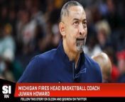The Michigan Wolverines announced a change at coach, dismissing Juwan Howard following a disappointing season.