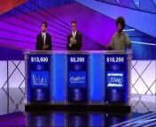 Copyright Jeopardy Productions, Inc.&#60;br/&#62;&#60;br/&#62;The last day of the Jeopardy! Teen Tournament finals produced some exciting (and amusing) moments, mainly from Leonard including:&#60;br/&#62;&#60;br/&#62;- Leonard&#39;s charades attempt at remembering &#92;