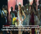 Miss France, Iris Mittenaere, is crowned Miss Universe 2017 during the 65th Miss Universe pageant.