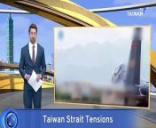 The defense ministry says Chinese incursions into Taiwan&#39;s air defense identification zone have hit a two-month high. The ministry detected 32 Chinese military aircraft and five naval vessels around this buffer zone, the most since January.