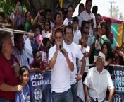 He said the nomination is a big challenge for him, and requested the support of the people to become mayor of Cuernavaca.