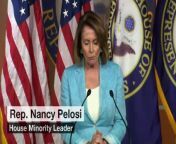 House Minority Leader Nancy Pelosi (D-CA) chokes up as she calls for prayers for Rep. Steve Scalise (R-LA) and others who were injured after a gunman opened fire at a Republican baseball practice.